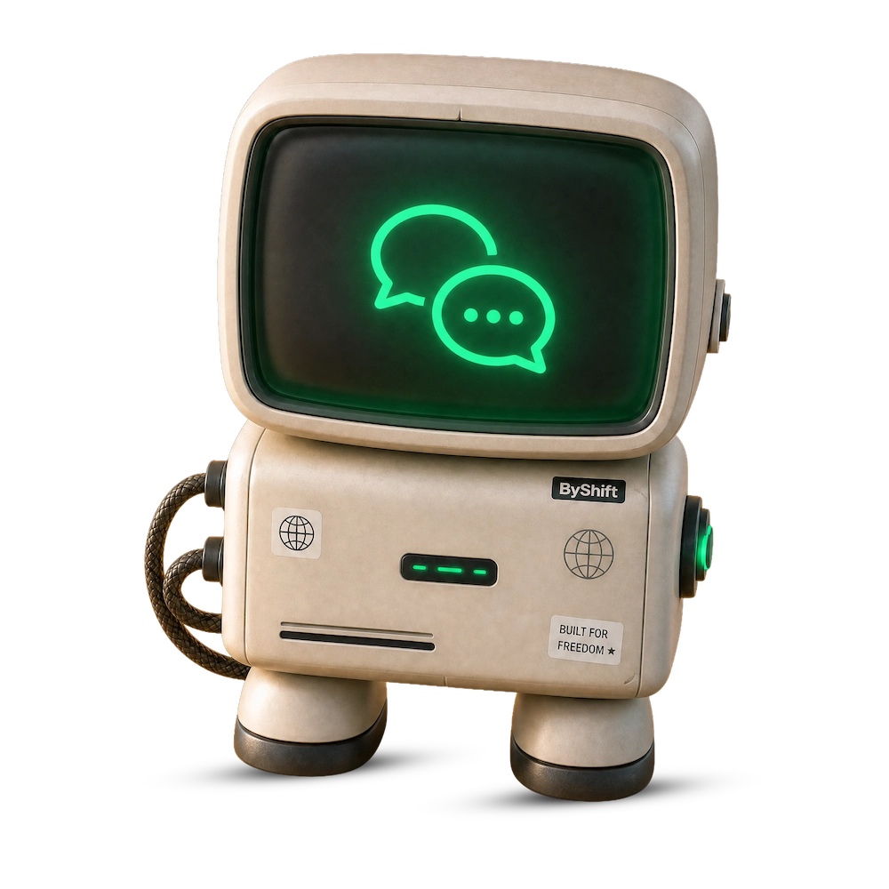 ByShift mascotte - kennismaking